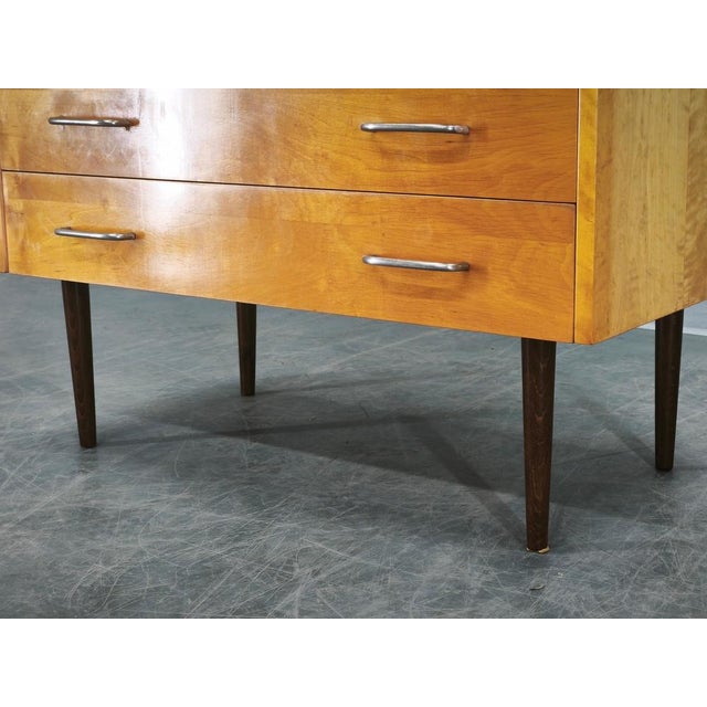 Mid-Century Vanity Chest with Mirror by Up Zavody, Czech, 1970s For Sale - Image 13 of 18