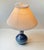 Ceramic Table Lamp with Blue Spiral Glaze from Herman A. Kähler, 1920s For Sale - Image 3 of 10