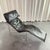 Black Skye Chaise Longue in Black Leather attributed to Tord Björklund for Ikea, Sweden, 1980s For Sale - Image 8 of 10