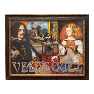 Original Schoneberg Pastel Painting in Custom Jerry Solomon Giltwood Frame For Sale