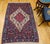 Traditional Vintage Persian Senneh Kilim Rug, Handwoven Wool & Cotton, Medallion Pattern, Navy & Ivory, 4x6 For Sale - Image 3 of 16