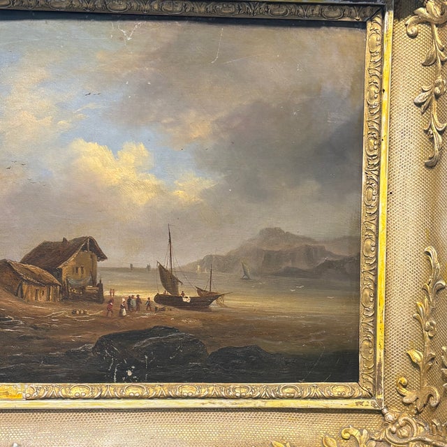 Flemish Artist, Landscape Painting, 1835, Oil on Canvas, Framed For Sale - Image 12 of 15