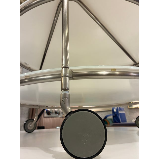 Ikea Strind Coffee Table by Ehlen Johansson for Ikea 1980s in Opaline Glass For Sale - Image 4 of 6