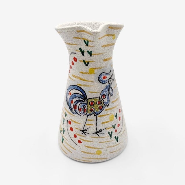 Mid-Century Modern Modernist Rooster Pitcher from Fratelli Fanciullacci, 1950s For Sale - Image 3 of 11