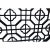 Chinese Black Octagonal Flower Geometric Pattern Wall Panel For Sale - Image 4 of 6