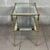Modern Rectangular Coffee Table in Chromed Brass and Crystal from Jansen, 1960s For Sale - Image 3 of 12