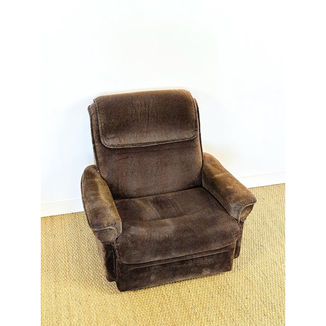 Vintage Scandinavian Velvet Living Room Set, 1960s, Set of 3 For Sale - Image 15 of 18