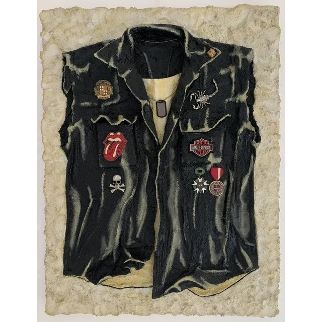 Walter Parini, Whose name is\.\.Lone Wolf, Mixed Media on Canvas with Applications, 2010 For Sale - Image 12 of 12