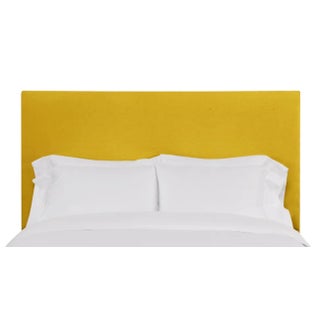 Hadley California King Headboard, Golden Velvet For Sale