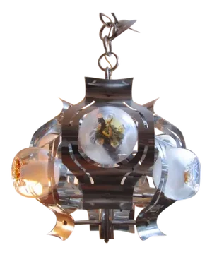 1970s Mid-Century Chandelier by Mazzega