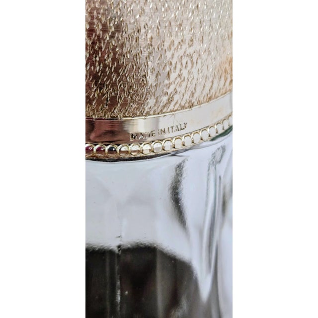 Elegant Italian Silver-Plated & Glass Pitcher – Vintage Made in Italy For Sale In Dallas - Image 6 of 8