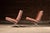 Brown Pair of Barcelona Chairs - Mies Van Der Rohe for Knoll For Sale - Image 8 of 16