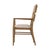 Oak Parquetry Dining Arm Chairs- Set of 2 For Sale - Image 4 of 6