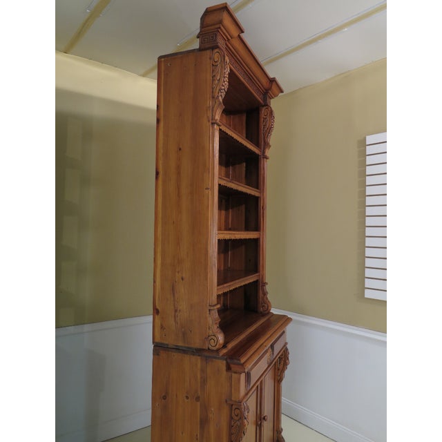 Country French Carved Pine Open Shelf Wall Chairish