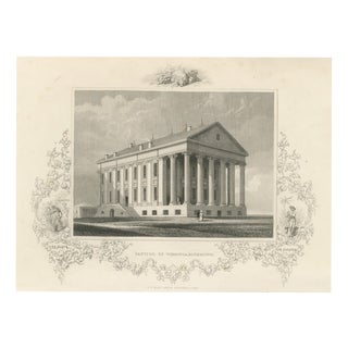 Capitol of Virginia, 1850, Paper For Sale