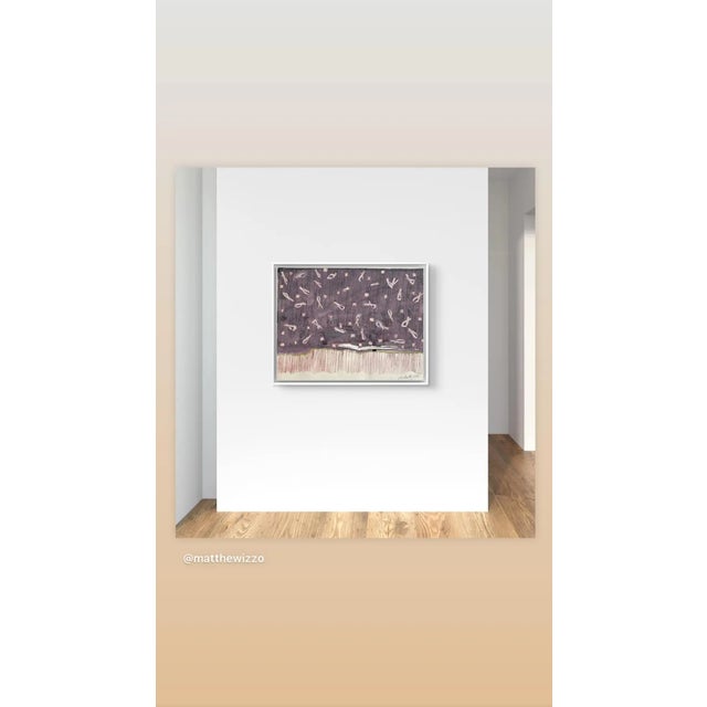 Lovely painting on paper comes signed in pencil. Unframed. 1986 Barbara Beck Painter Printmaker. Beck’s work is inspired...