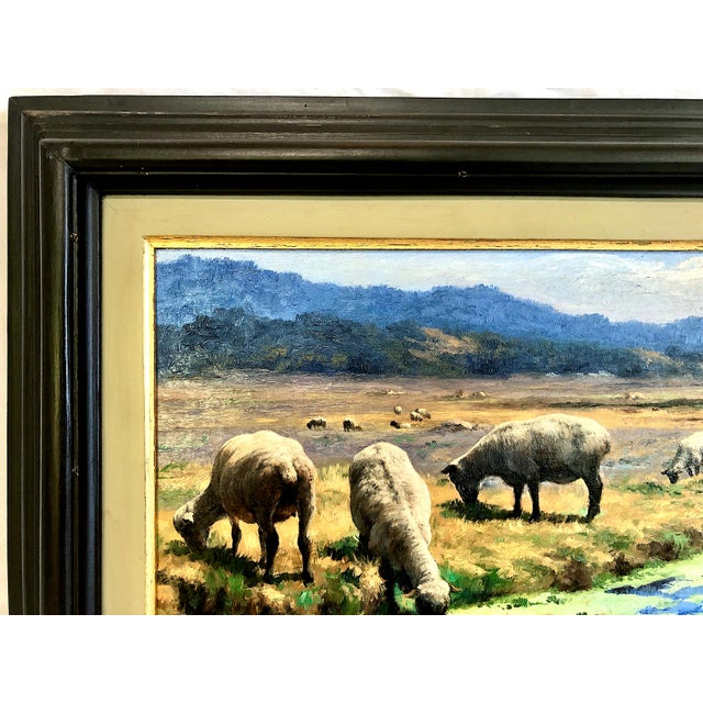 Mid-Century Modern Pastoral Landscape of Almoloya Del Río, Mexico, by Austreberto Morales Ramírez For Sale - Image 3 of 9