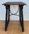 Wood 1920s Spanish Baroque Revival Oak Side Table with Barley Twist Legs and Iron Stretcher For Sale - Image 7 of 10
