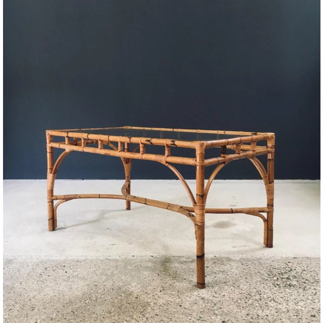 Mid-Century Chippendale Bamboo Dining Table, Italy, 1960s For Sale - Image 10 of 18