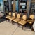 Mid 20th Century Mid-Late 20th Century Vintage Rococo Revival Carved Accent Chairs in Yellow-Gold Floral Damask - 8 Pieces For Sale - Image 5 of 12