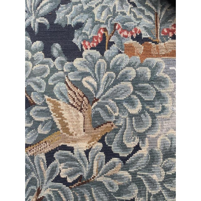 Vintage French Needlepoint Tapestry, 1970s For Sale - Image 9 of 17