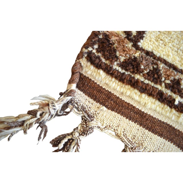 Hand-Knotted Kurdish Runner Rug . Tribal Herki Long Runner Rug - No Dyes - 3′1″ × 13′7″ For Sale - Image 12 of 12