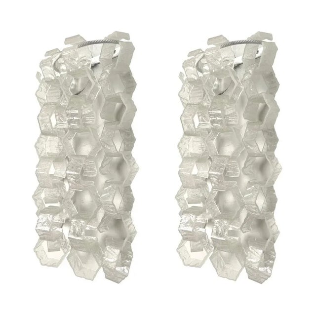 Mid-Century Italian Wall Sconces in Murano Glass from Mazzega, 1970s, Set of 2 For Sale - Image 12 of 12