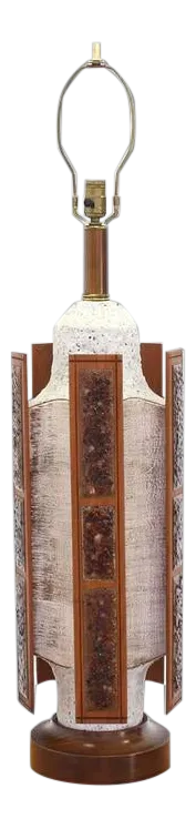 Glazed Pottery Mid-Century Modern Table Lamp