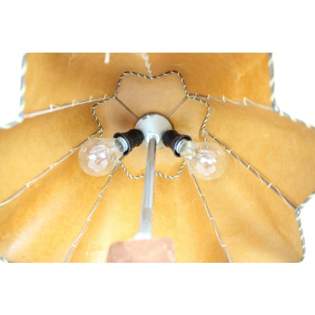 1950s Mid-Century Stone Praha Table Lamp, 1950s For Sale - Image 5 of 14