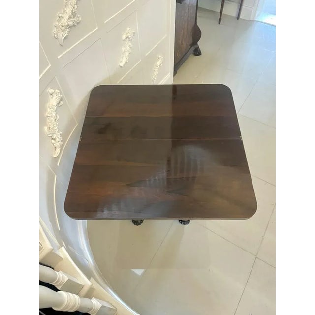 Regency Rosewood Tea/Console Table, 1830s For Sale - Image 6 of 13