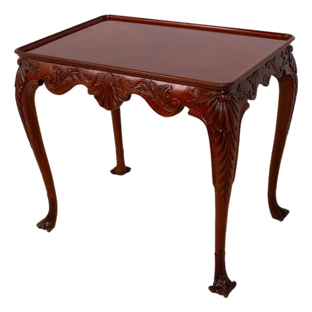 Kindel Winterthur Irish Georgian Mahogany Tea Table For Sale