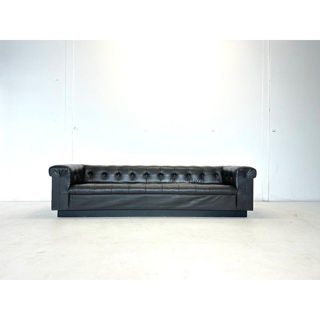 Mid-Century Model 5407 Sofa in Leather by Edward Wormley for Dunbar, 1960s For Sale - Image 18 of 18