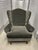 Newly Upholstered Highland House Chippendale Wing Chair and Ottoman For Sale In Baltimore - Image 6 of 7