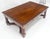 Heavy Large 30x54 Spanish Colonial Solid Mahogany Italian Coffee Table w/ Drawer For Sale - Image 13 of 14