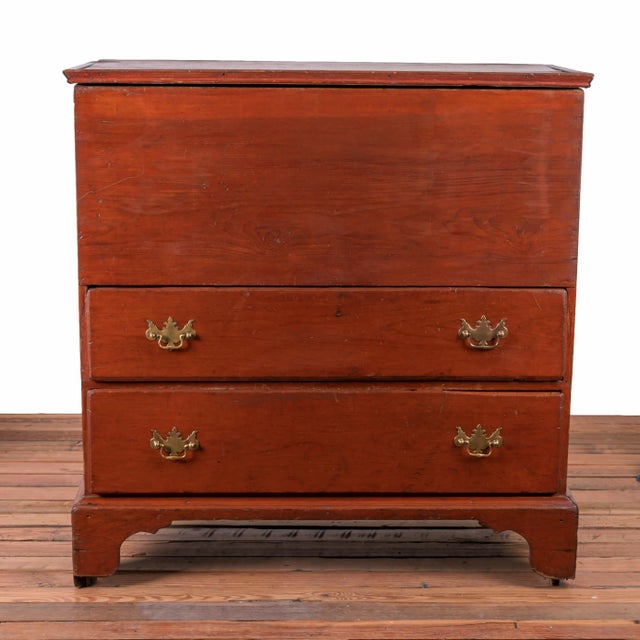 Traditional New England Mule Chest, 19th Century For Sale - Image 3 of 11