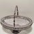 Cake Basket Metal and Crystal Made in England For Sale - Image 4 of 10