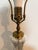 Metal Vintage Wildwood Cut Crystal Wheat & Brass Table Lamp, Circa 1970s For Sale - Image 7 of 10