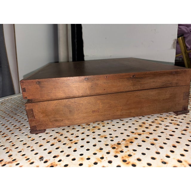 Antique Wooden Box, 1900 For Sale - Image 3 of 10