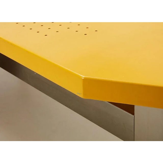 Silver TE20 Dining Table by Martin Visser & Joke Van Der Heyden for T Spectrum, 1988 For Sale - Image 8 of 11