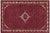 Shabby Chic Tabriz Red/Beige Wool Rug - 6'9'' X 9'11'' For Sale In New York - Image 6 of 10
