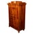 Antique Austrian Flame Mahogany Inlaid Rosewood Biedermeier Secretary Chest 1820 For Sale - Image 4 of 17