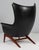 Wood Model 207 Tilt Lounge Chair in Leather by H. W. Klein for Bramin, 1970s For Sale - Image 7 of 10