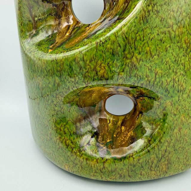 Vase 911 in Ceramic by Roberto Rigon for Bertoncello Ceramiche d´Arte, 1970s For Sale - Image 6 of 14