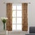 Enhance your home with the timeless elegance of this block print ring curtain, crafted from soft, breathable viscose...