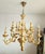 Vintage Florentine Chandelier with Gold Leaf, 1930s For Sale - Image 11 of 18