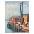 'The Old Wharf', American School Marine Figural, Circa 1925, Nautical Oil, Industrial Harbor For Sale