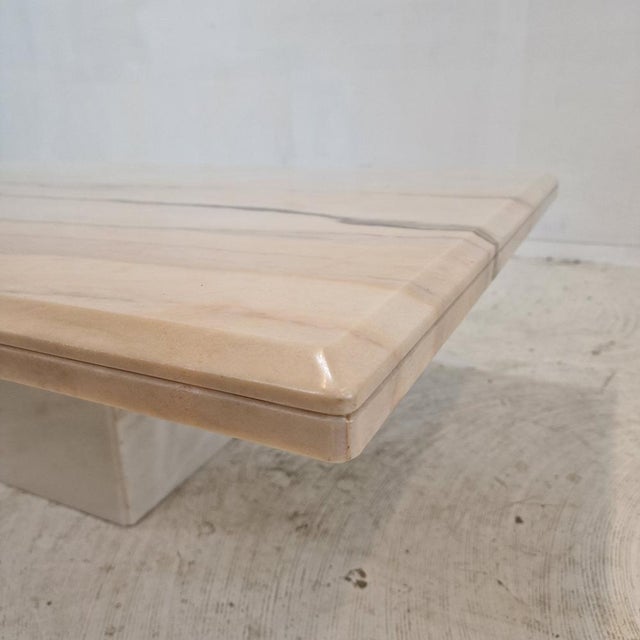 Italian Marble Coffee Table, 1980s For Sale - Image 15 of 16