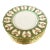 1920s Royal Doulton Sevres Green & Gold Gilt Dinner Plates - Set of 12 For Sale