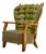 Oak Highback Lounge Chair by Guillerme et Chambron for Votre Maison, France, 1960s For Sale