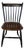 L. Hitchcock Black Harvest Maple Prospect Windsor Side Chair For Sale
